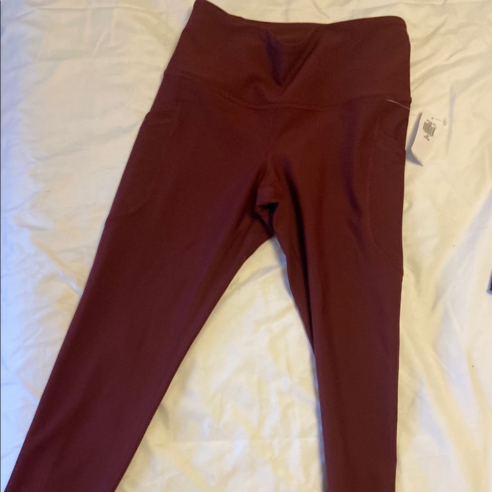 Maroon Leggings